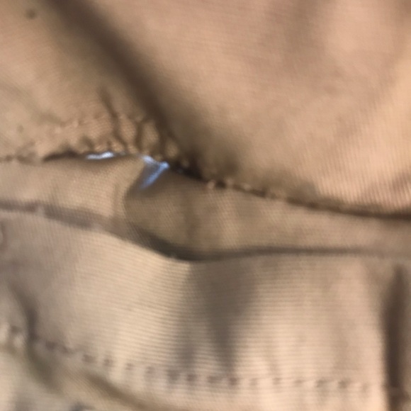 5.11 Tactical Khaki Tan Long Sleeve Utility Button Down Shirt Men M FLAWS - Picture 4 of 6